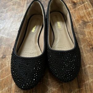 Forever 21 Black Studded Flats